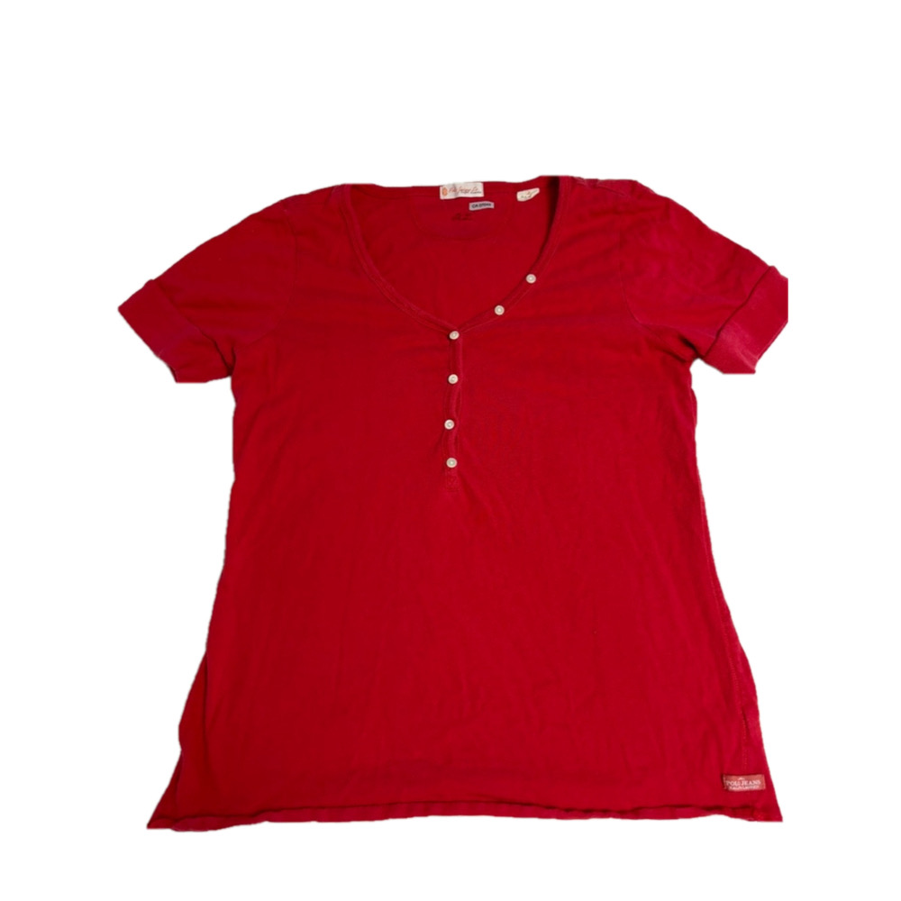Women's Polo Jeans Co. Ralph Lauren Red T-Shirt Size M